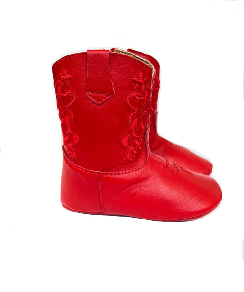 Baby 2025 red boots