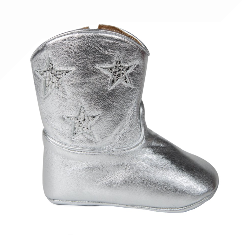 Silver baby boots deals